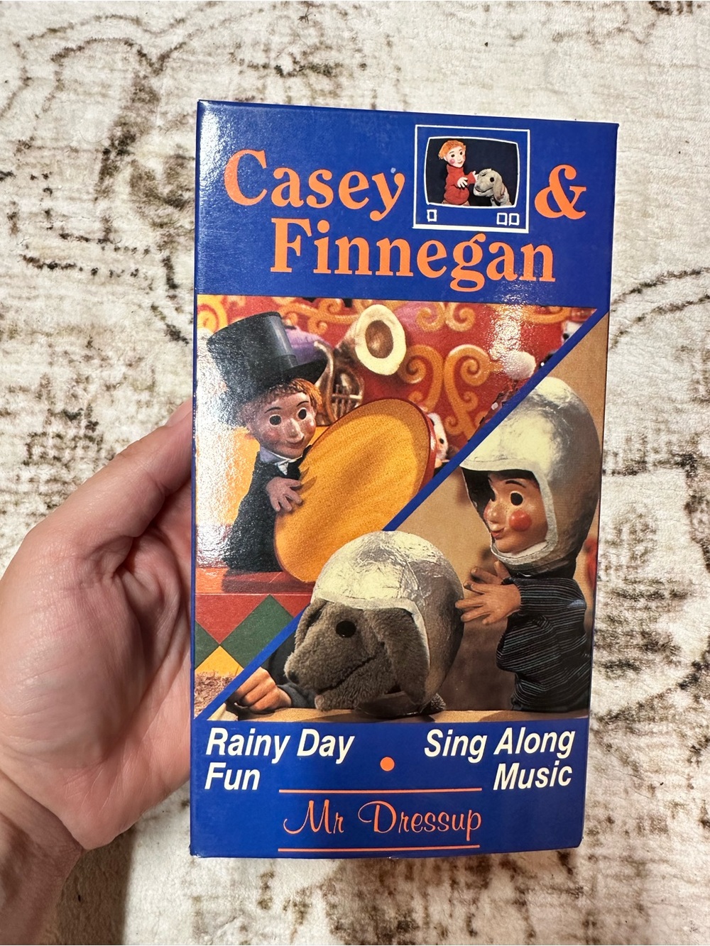Casey & Finnegan Mr Dressup VHS - Rainy Day Fun Sign Along Rare